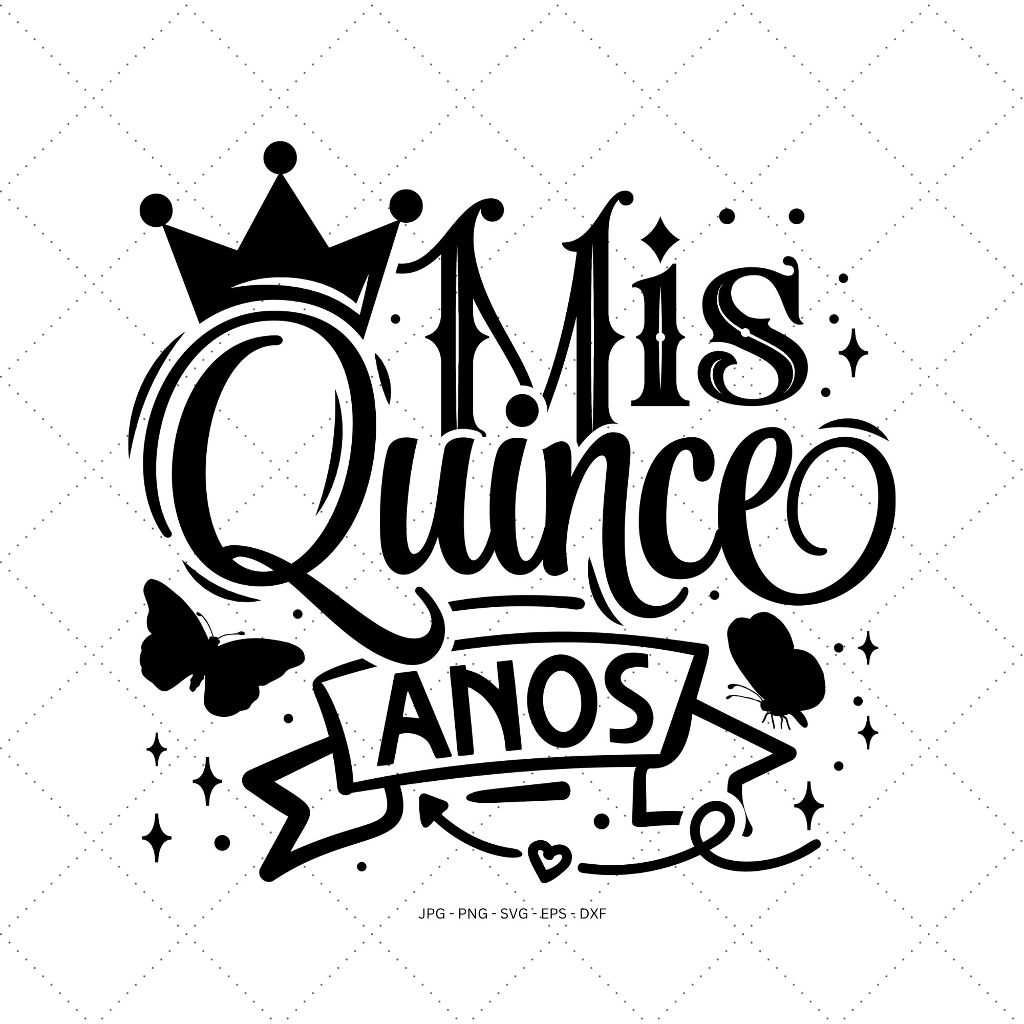 Sweet 15 Decor Princess Clipart Quinceanera Party Mexican - Etsy