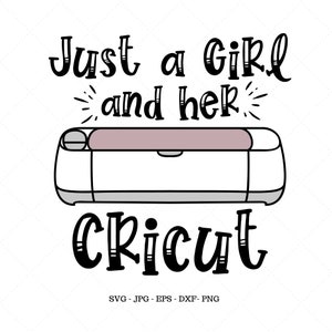 Just A Girl, SVG-bestanden snijden, T-shirt Svg, Cutting-bestand, Digitale download,