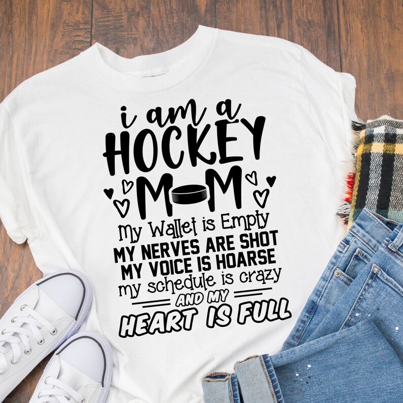 Download Hockey Mom Svg Hockey Svg I am a Hockey Mom Love Hockey | Etsy