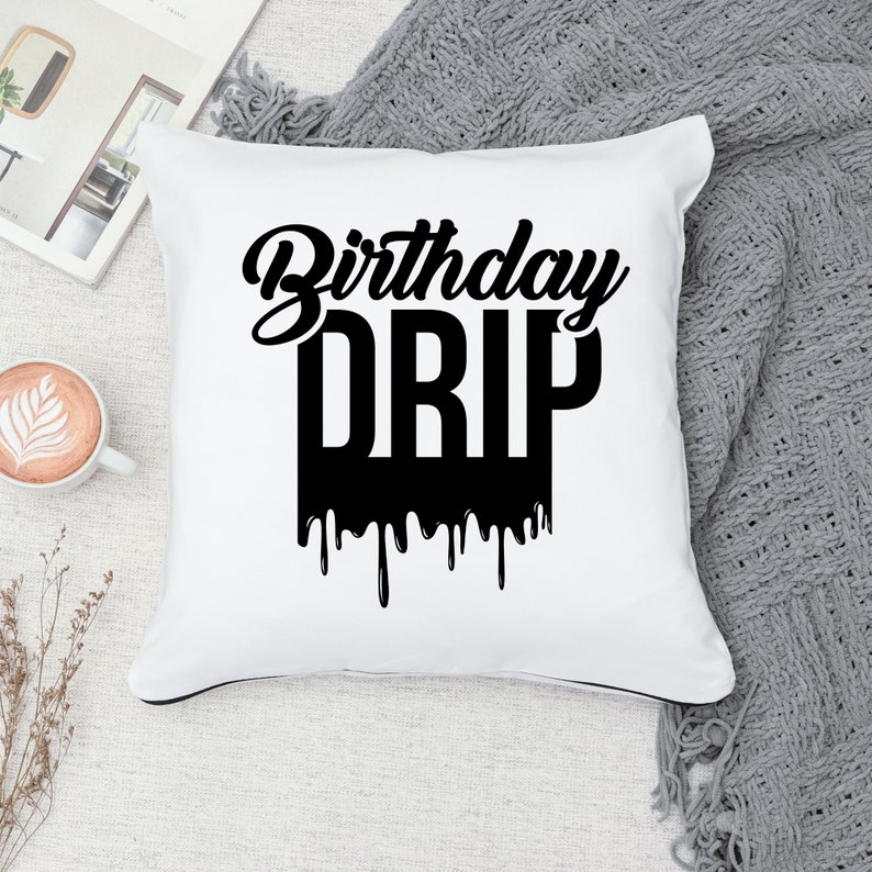 Goccia di compleanno, maglietta per ragazza del compleanno, file di maglietta di compleanno, maglietta di compleanno per adulti, Queen Svg immagine 7