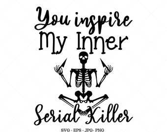 Mörder SVG, Horrorfilm Shirt, Dark Humor, Mystery Geschenk, Mama Halloween Shirt, Halloween Dxf