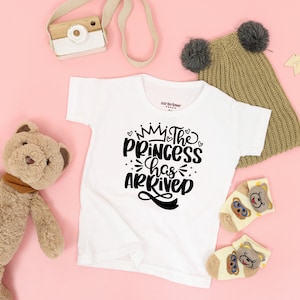 The Princess Has Arrived Svg, Newborn Baby Present, Baby Girl Svg ...