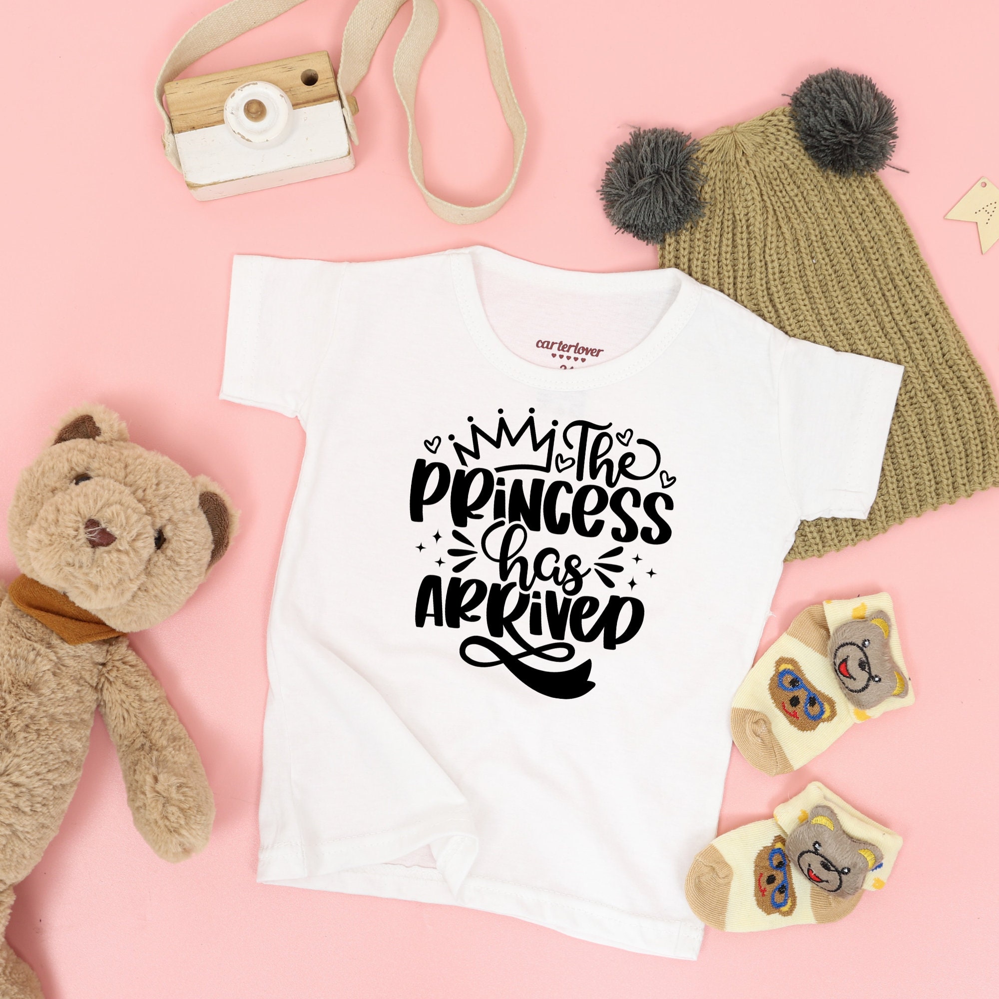 The Princess Has Arrived Svg, Newborn Baby Present, Baby Girl Svg ...