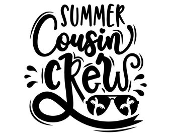 Summer Trip, Summer Shirt Design, Cousin Svg, Family Reunion Gift