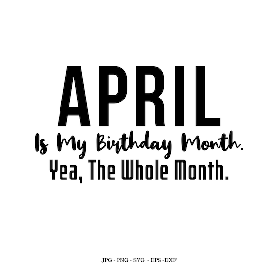 Download April Birthday April Svg April Birthday Gift Aries Birthday Etsy