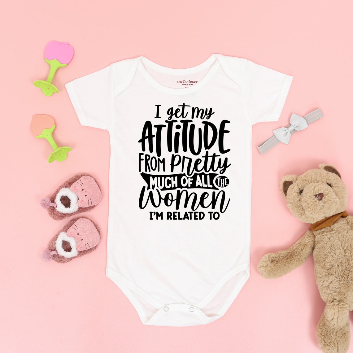 I Get My Attitude Svg Cute Toddler Svg Baby Saying Svg - Etsy