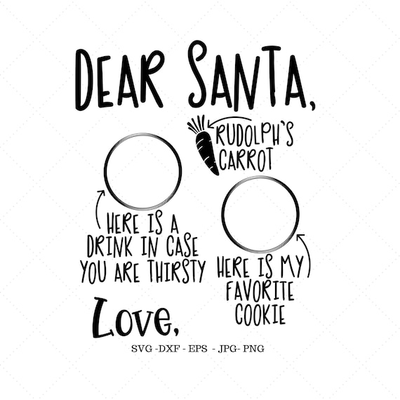 Download Christmas Svg Santa Cookie Plate