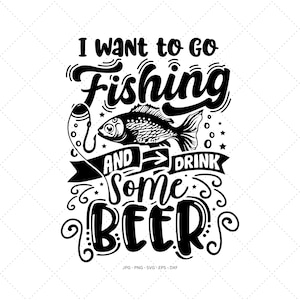 Pesca divertente Svg, Scherzo di papà, Bicchiere di birra Svg, Pesca e bevute, Regalo di pesca