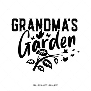 Tuinliefhebbers, cadeau voor oma, oma SVG, moeders tuin, oma cadeau-ideeën, tuin SVG
