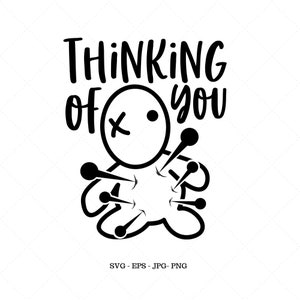 Echtscheiding Svg, Gag Gift, Voodoo Doll, Echtscheiding Gift, Denk aan je cadeau, Miss You Gift, Grappig cadeau voor vriend, Gotisch Decor