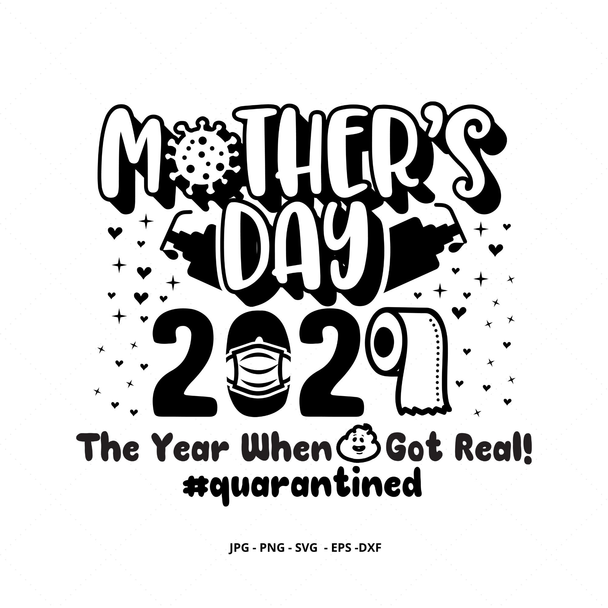 Download Funny Mothers Day Mother S Day Gift Social Distancing Etsy