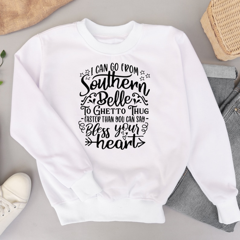 Southern Svg, I Can Go From Southern Belle, Southern Girl Shirt, Southern Sayings image 2