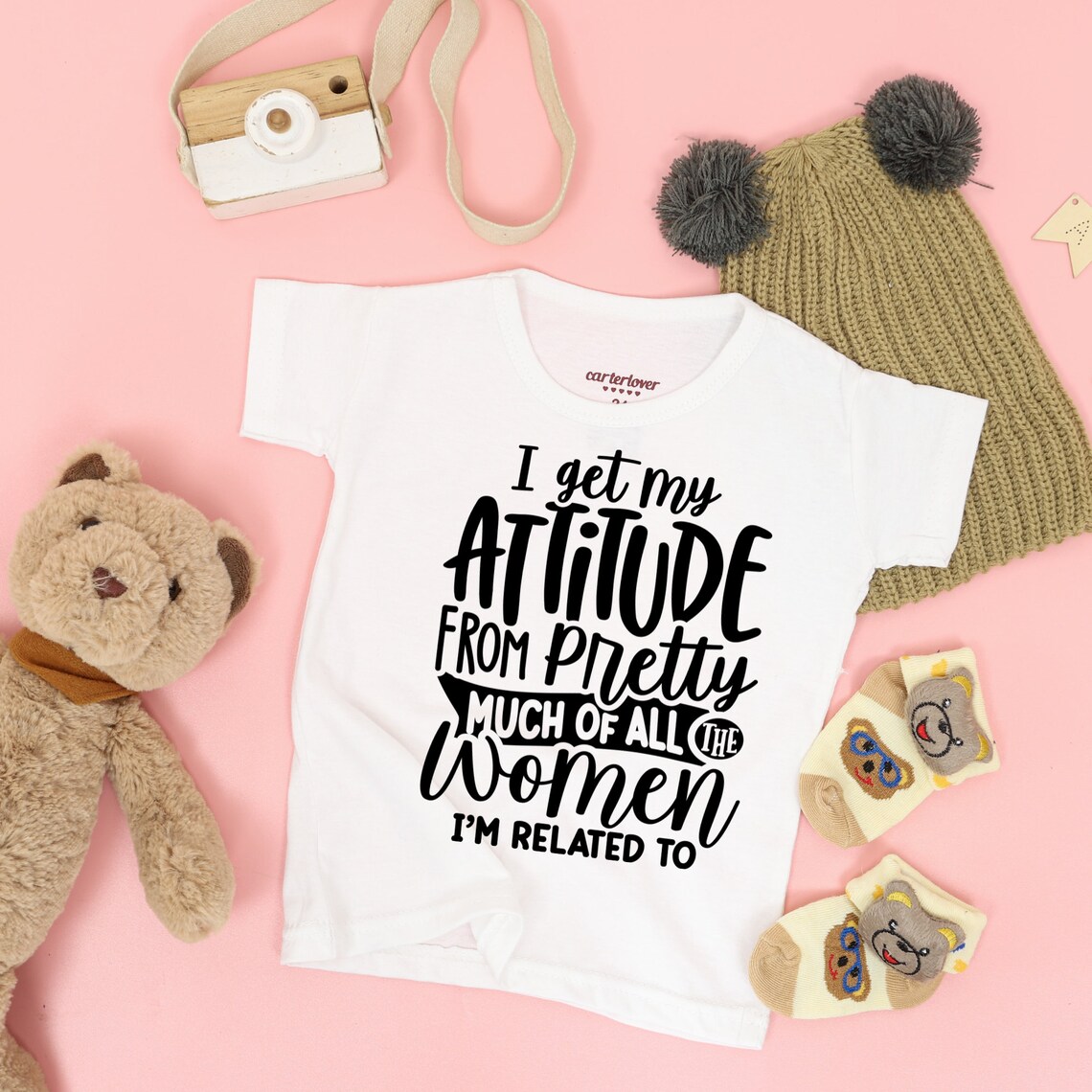 I Get My Attitude Svg Cute Toddler Svg Baby Saying Svg - Etsy