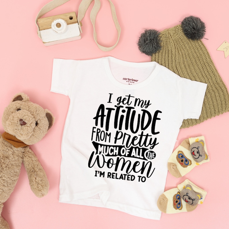 I Get My Attitude Svg Cute Toddler Svg Baby Saying Svg Etsy