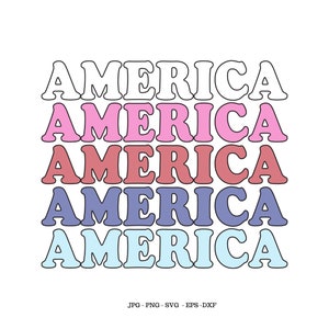 America 4th of July Svg, Digital Download Svg, 4th of July Svg, T Shirt Designs, Memorial Day Svg image 1