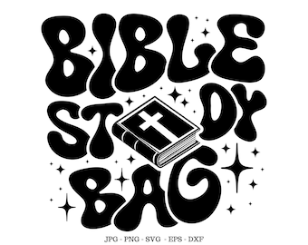Bible Study Svg, Bible Study Bag Png, Bag Svg, Bible Bag Svg
