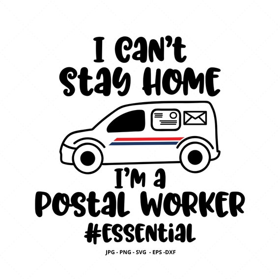 Embellishments Post Office Essential Svg Stay Home Svg Mail Carrier