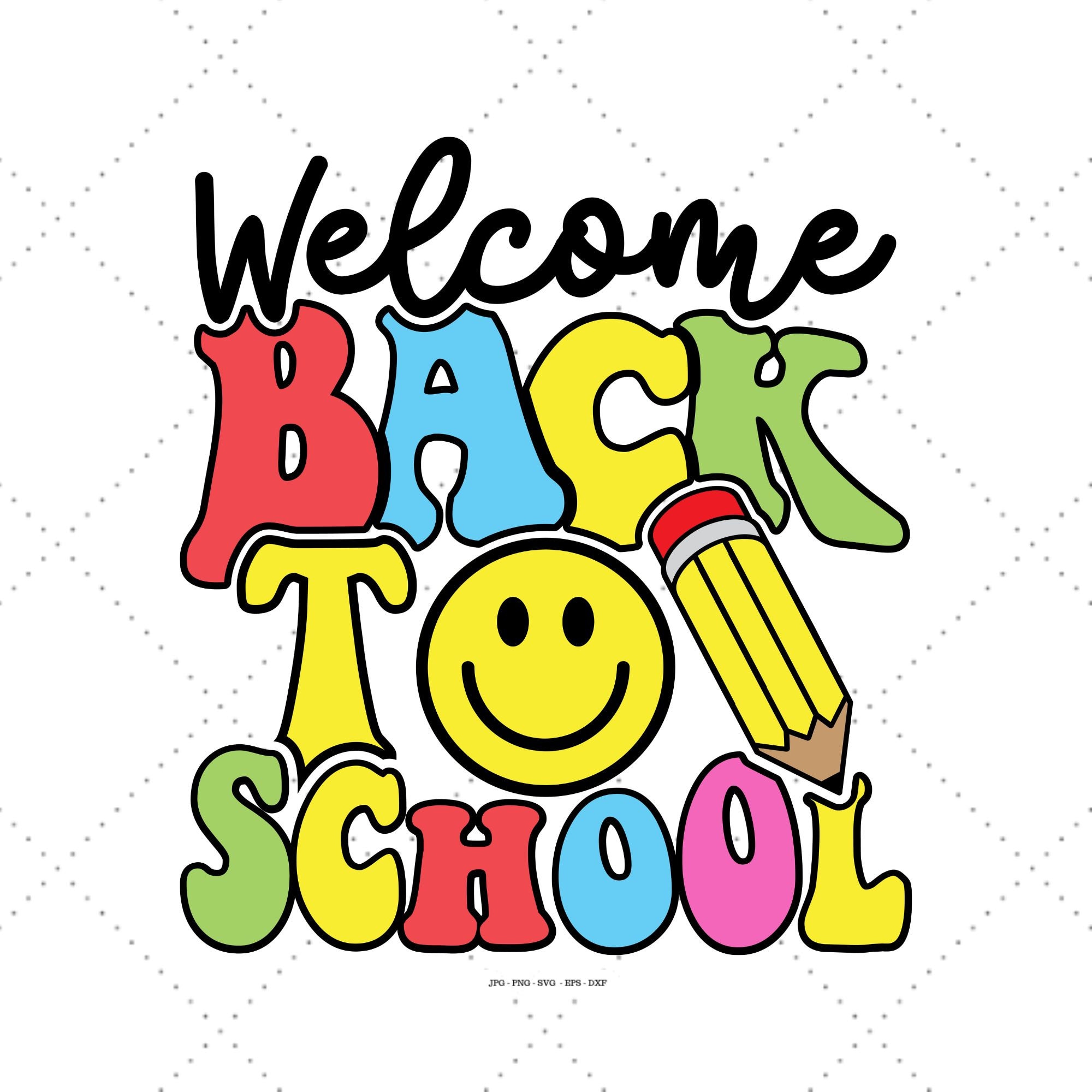 Welcome Back To Teacher Shirt Png Back to School Sign 1st - Etsy