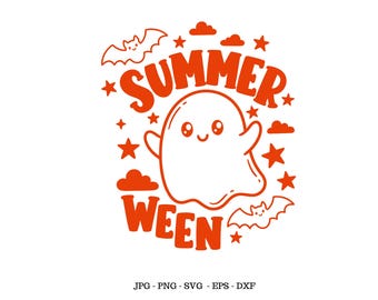 Summerween Svg, Spooky Season Svg, Halloween Lover