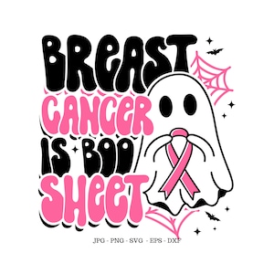 乳がん SVG、がんと闘う SVG、ピンクのハロウィン SVG、がん啓発