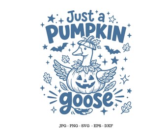 Just A Spooky Goose, Popular Goose Png, Trending Fall Design