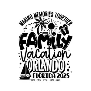 Florida Cut Datei, Familienurlaub 2025, Mädels Reise, Florida Urlaub Png