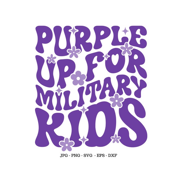 Military Child Svg, Military Boy Girl, Awareness Svg, Military Child Month