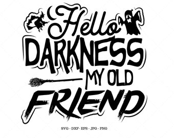 Halloween Witch Svg, Halloween DXF, Gothic Designs, Dark Humor