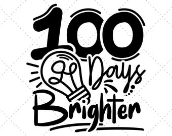 100 Days Shirt Svg, School Svg, 100 Days of School, 100th Day Svg, Cut File, 100 Days