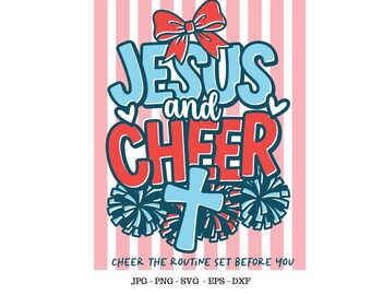 Jesus und Cheerleading, Cheerleading-Logo (PNG), Cheerleading-Logo (SVG), Cheerleading-Team-Logo (SVG)
