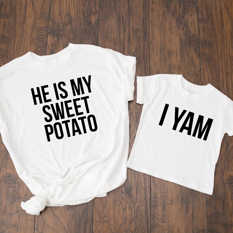 Mommy and Me Baby Boy Outfit Funny Thanksgiving Sweet | Etsy