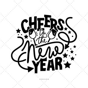 Conception de nouvel an, Saint-Sylvestre, fichier de nouvel an, nouvel an Clip Art, cadeau de bonne année