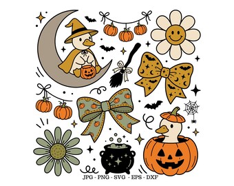 Lustige Geisterente, Gänse-SVG, Ente, Ente, Buh, Halloween-Entengeschenk