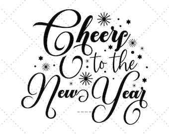 New Year Party Decor, New Year Svg, Happy New Year Gift, 2024 Svg, New Years Eve, New Year PNG