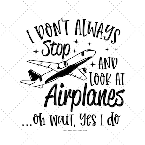 Svg avion, Cadeaux avion, Cadeaux pilote, Décoration aviation, Svg drôle, Cadeau pilote, Svg enfant