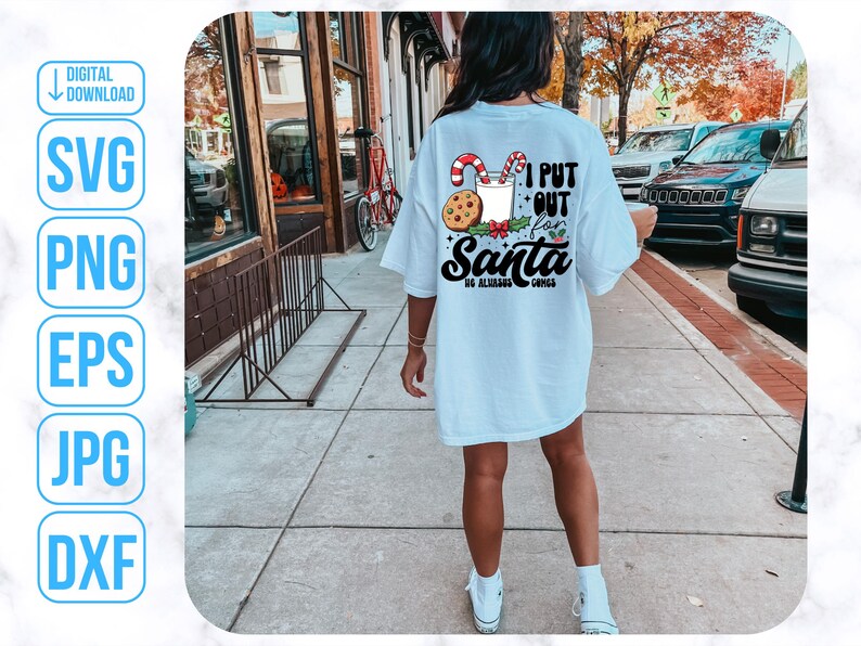 I Put Out For Santa V2 - T-Shirt Dress main image 0