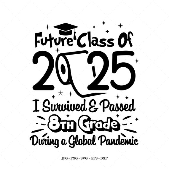 Download 8th Grade Graduation Funny Sayings Graduation Party Class Etsy