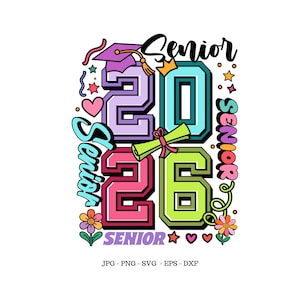 Mädchen im Abschluss 2026, College-Senior-Geschenk, Abitur-Seniorin, Klasse von 2026