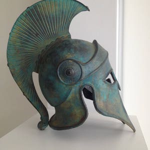 Ancient Greek Helmet, Ancient Corinthian Helmet, Greek Spartan Helmet, Ancient Greece, Armor Helmet, Larp Helmet Cosplay, Antique Armor Mask