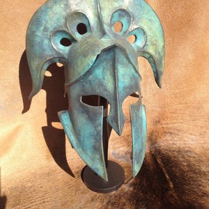 Spartan Helmet, Ancient Greek Helmet, Military Аrmor, Larp Helmet, Cosplay Helmet Quality Art Museum Replica Greek Sculpture Masquerade Mask