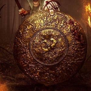 Larp Shield, Achilles Shield, Combat, Battle Medieval Full Contact Shield, Medieval Equipment, Shield, Larp Armor, Cosplay Shield, Cosplay