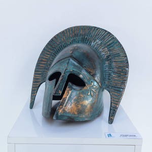 Ancient Greek Helmet Mask Helmet Props Hercules Ancient Armor Larp Helmet Cosplay Helmet Аntique Greece Quality Replica Art Ancient Warriors