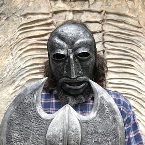 Executor Mask, Medieval Armor, Larp Mask, Cosplay, Gothic Age, Death Mask, Middle Ages, Masks, Halloween Mask, Men Mask, LARP, Carnival Mask