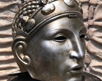 Nijmegen Roman Helmet Mask: Fiberglass Battle Armor, LARP Replica