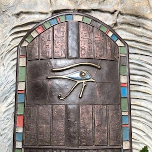 Egyptian Shield, Larp Armor, Cosplay, Replica Ancient Shield, Egyptian Sculpture, Ancient Armor, Museum Art, Home Decor, Wall Decor, Props