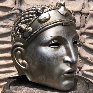 Ancient Roman Helmet, Battle Mask, Larp Mask, Nijmegen Helmet, Ancient Roman Cavalry Helmet Mask, Larp Armor, Ancient Mask, Quality Romanart
