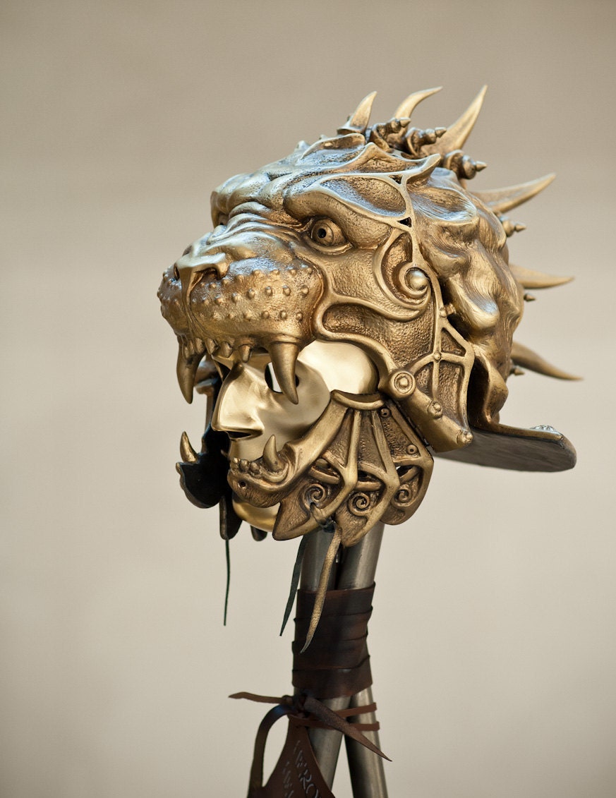 Handmade Lion Gladiator Mask Helmet Museum Quality Art Etsy UK