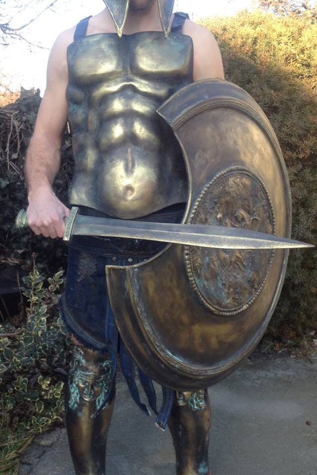 古代ローマ戦士の盾シールドオブジェコスプレ