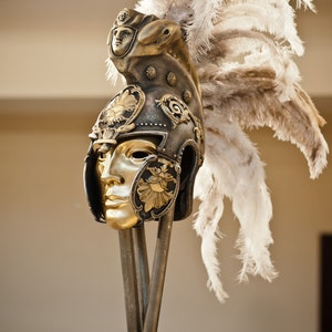 Bronze Finish Gladiator Helmet: Roman Costume, LARP, Burning Man