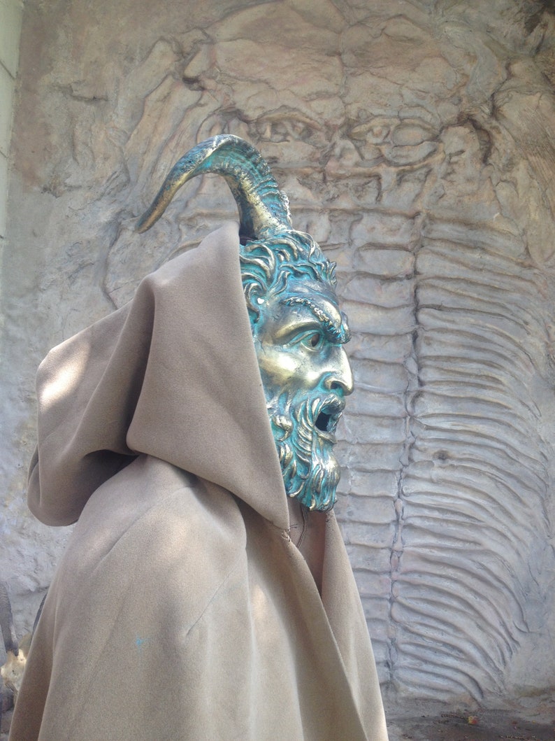 Mask Halloween Mask Horns Mask for Men Gods Halloween Etsy